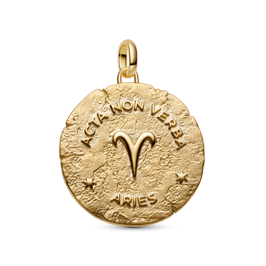 Auna zodiaka lielizmēra medaljona amulets