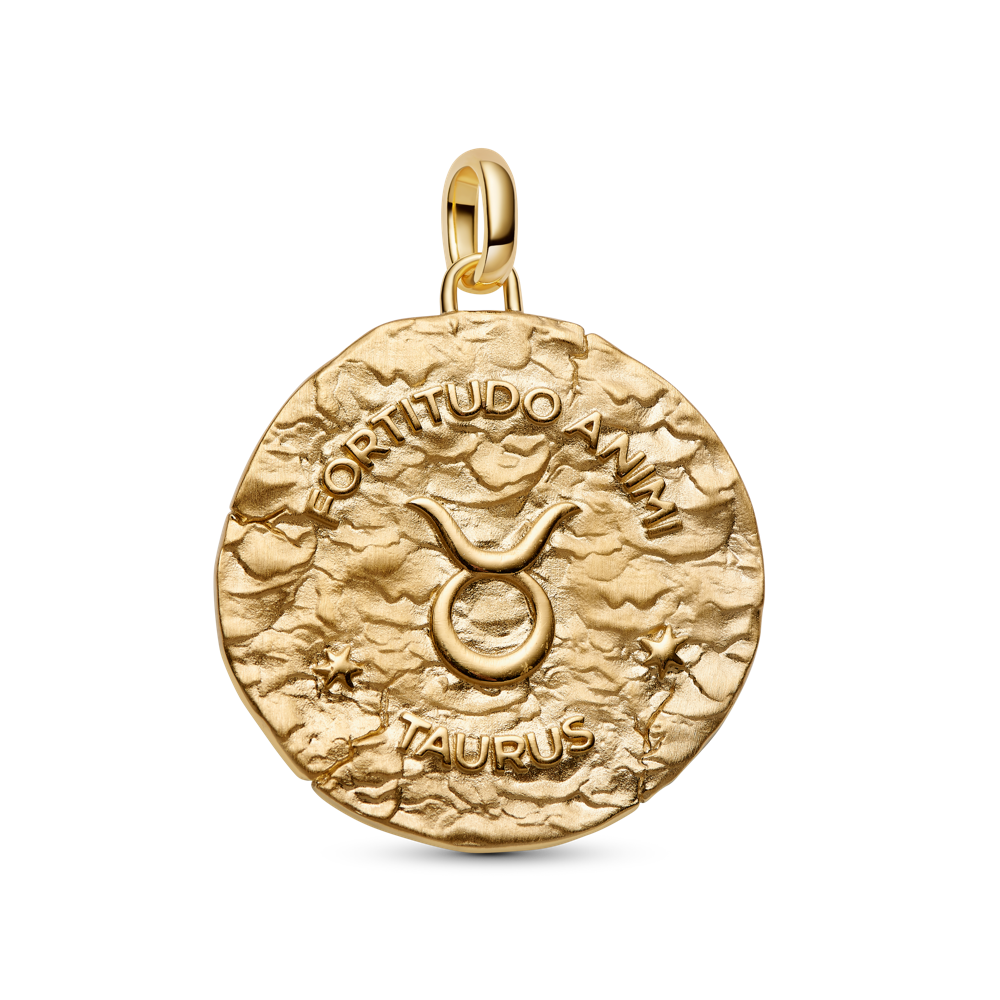 Vērša zodiaka lielizmēra medaljona amulets