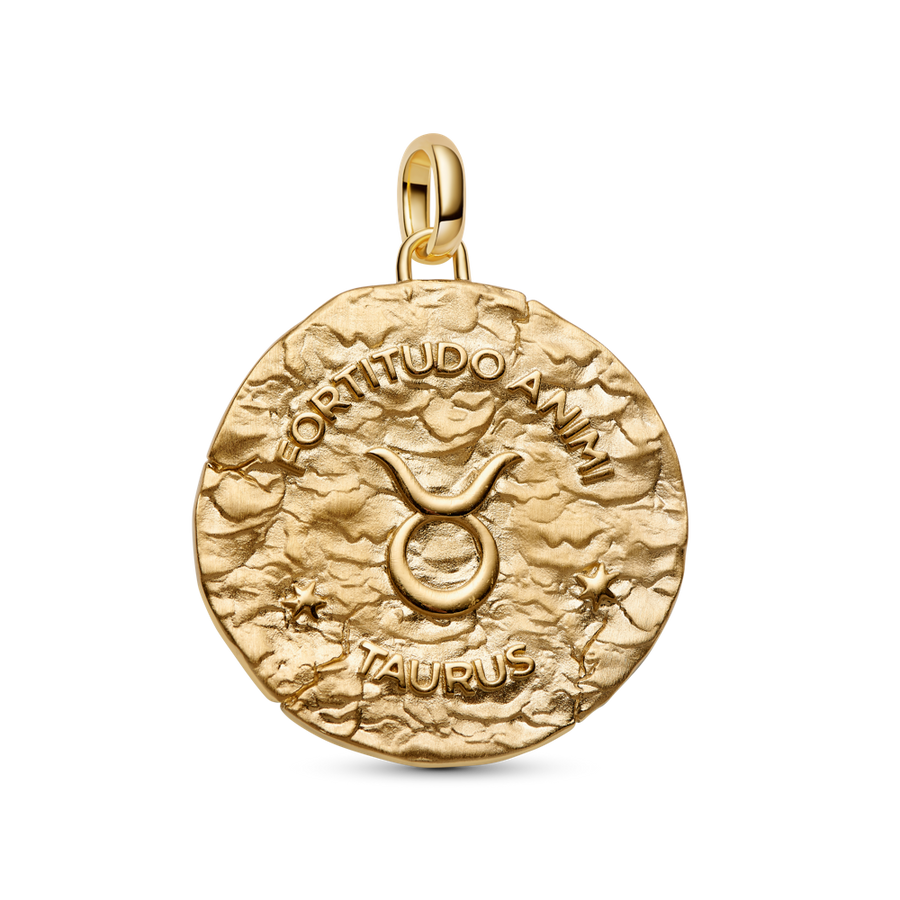 Vērša zodiaka lielizmēra medaljona amulets