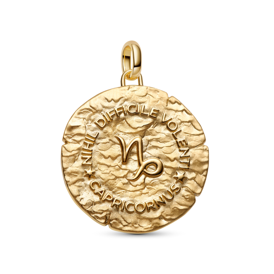 Mežāža zodiaka lielizmēra medaljona amulets