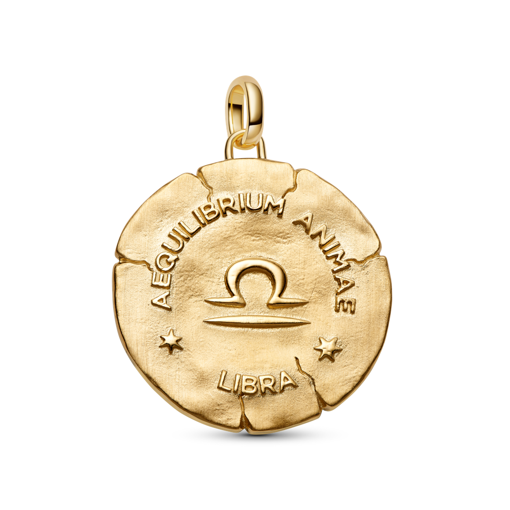 Svaru zodiaka lielizmēra medaljona amulets