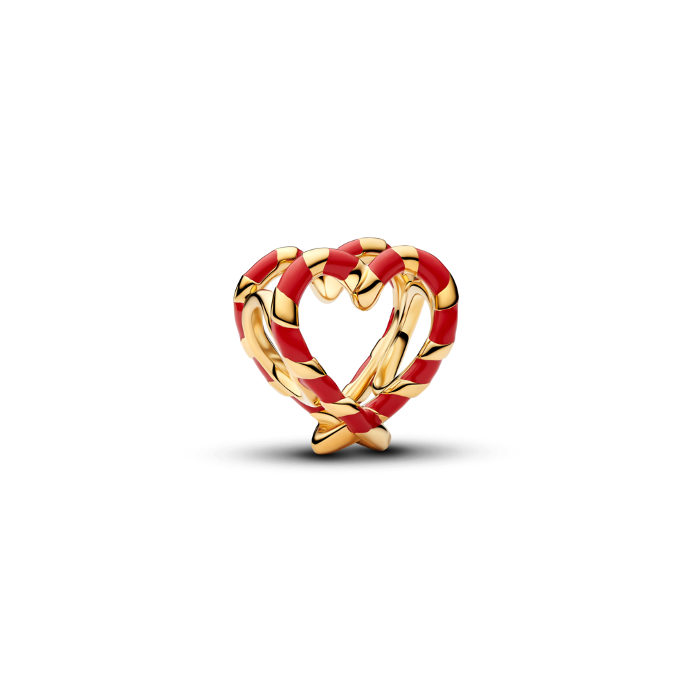 Ažūras sirds formas konfekšu spieķu amulets
