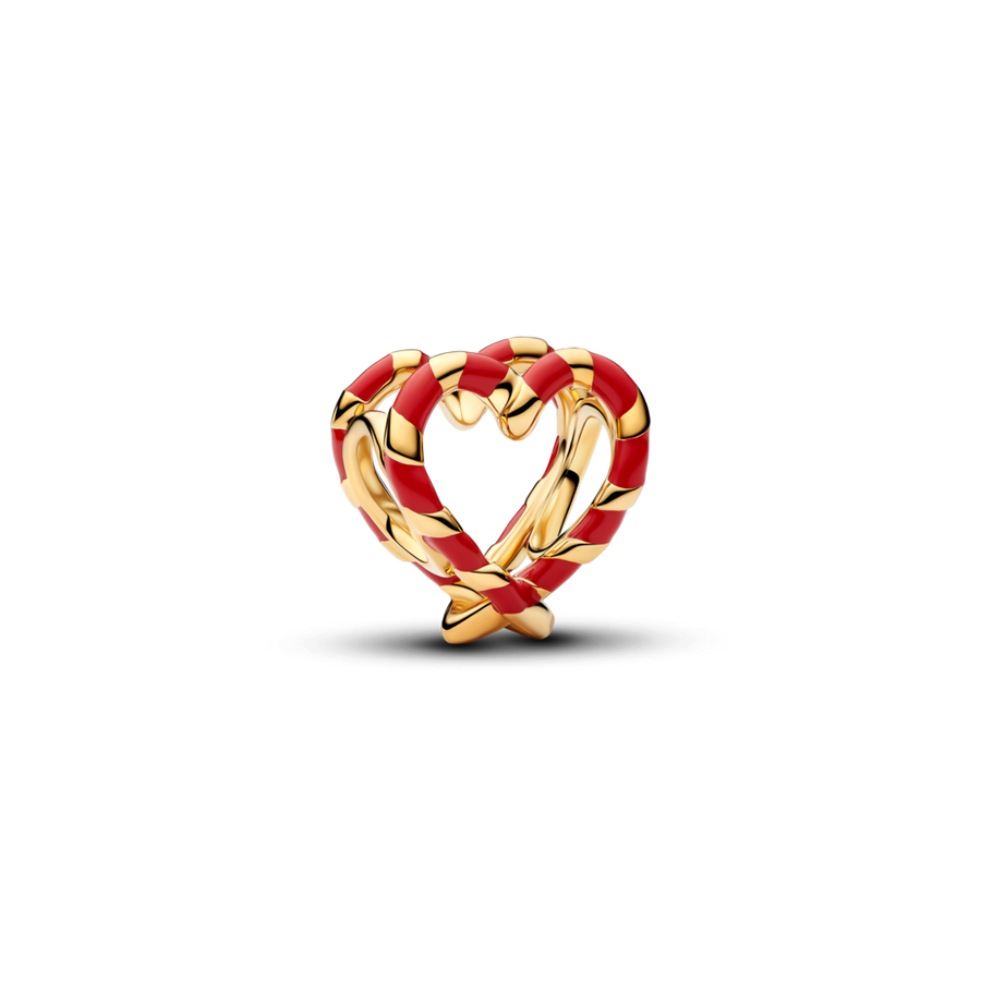 Ažūras sirds formas konfekšu spieķu amulets