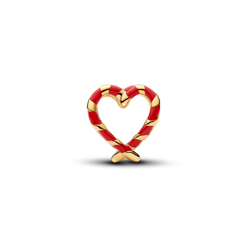 Ažūras sirds formas konfekšu spieķu amulets