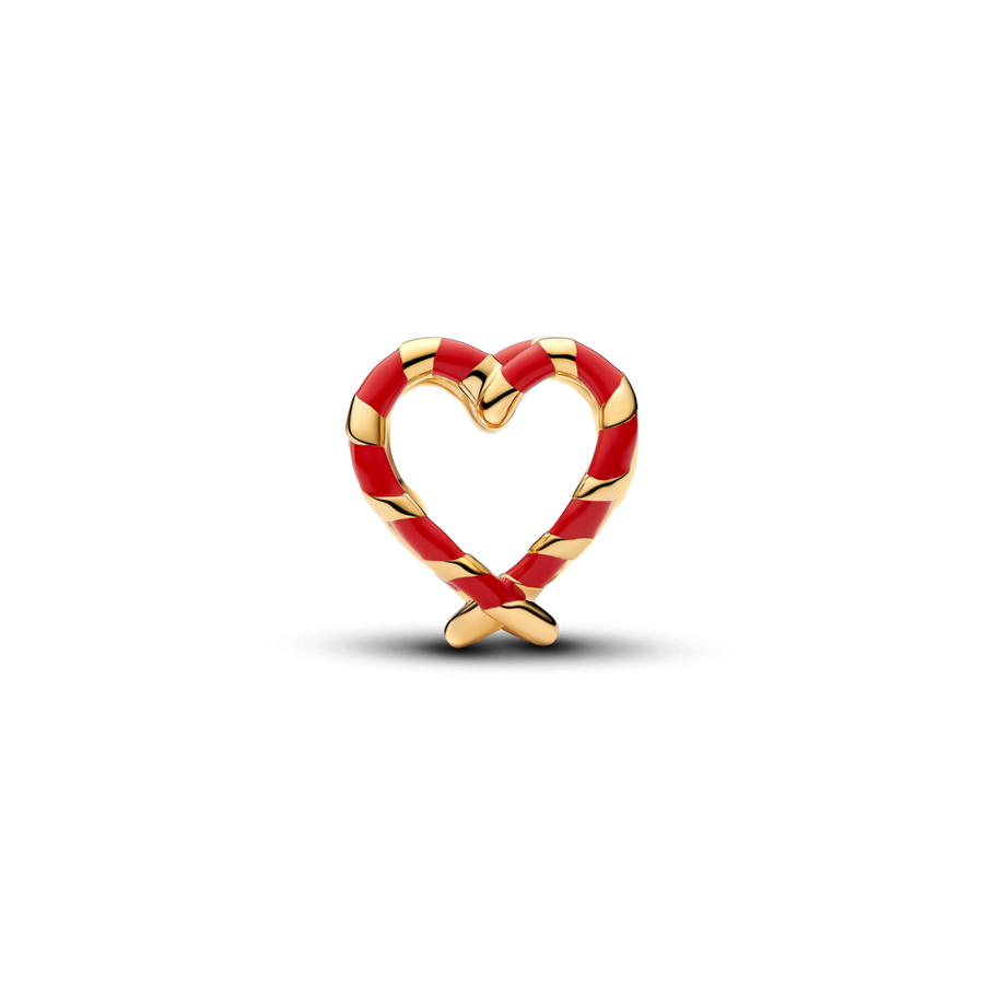 Ažūras sirds formas konfekšu spieķu amulets