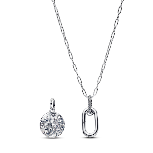 Ķiršu ziedu medaljona kaklarota