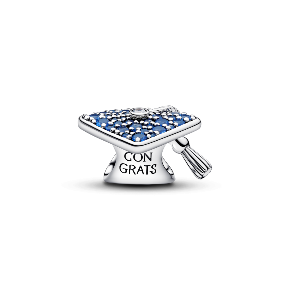 Mirdzoši zilais 2026. gada izlaiduma cepures amulets