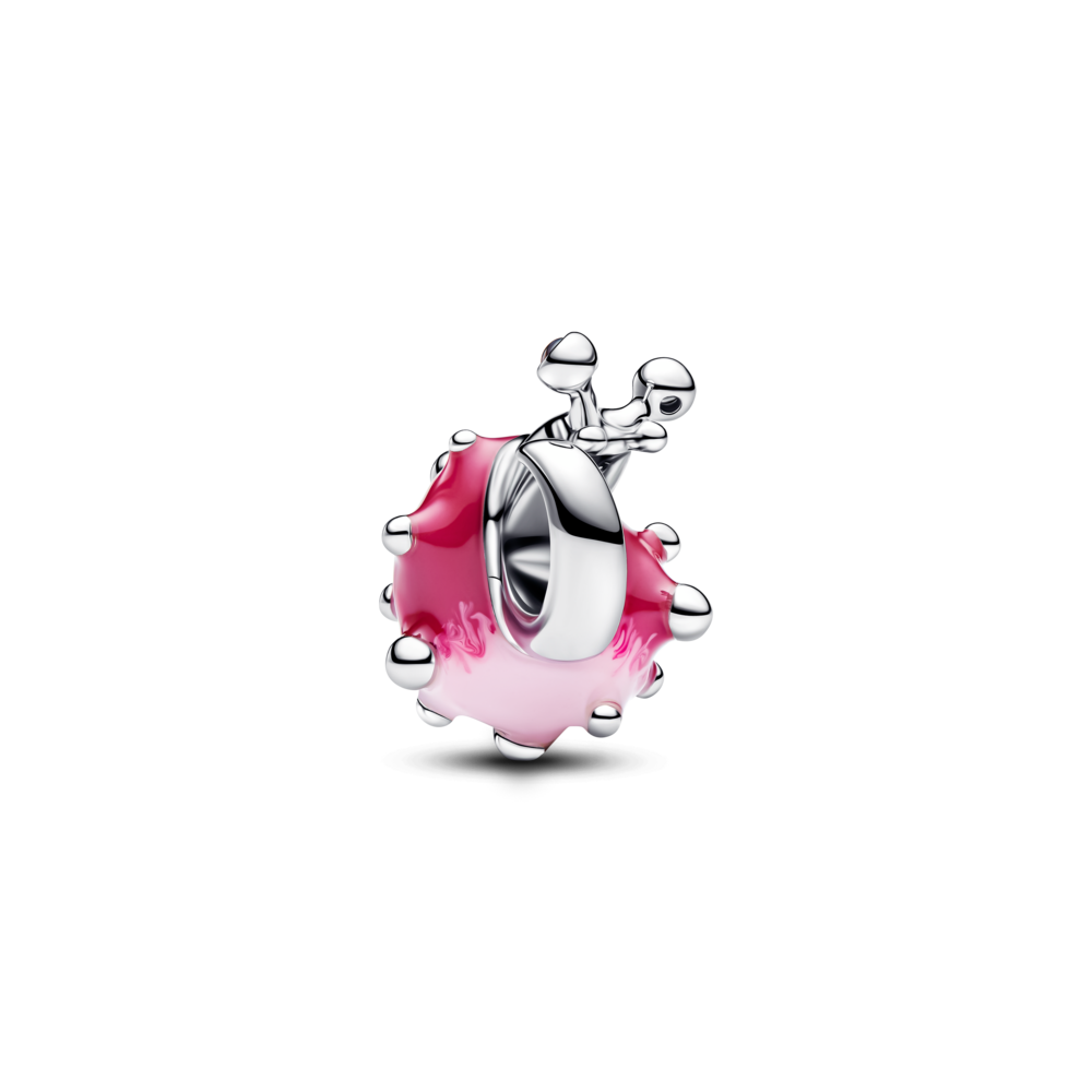 Rozā gliemeža amulets