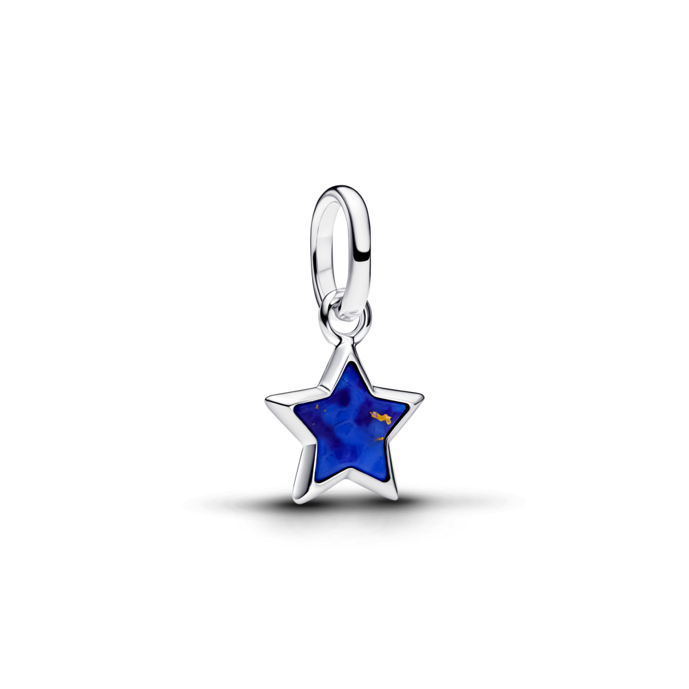 Zilās zvaigznes mini amulets