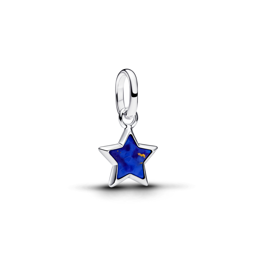 Zilās zvaigznes mini amulets