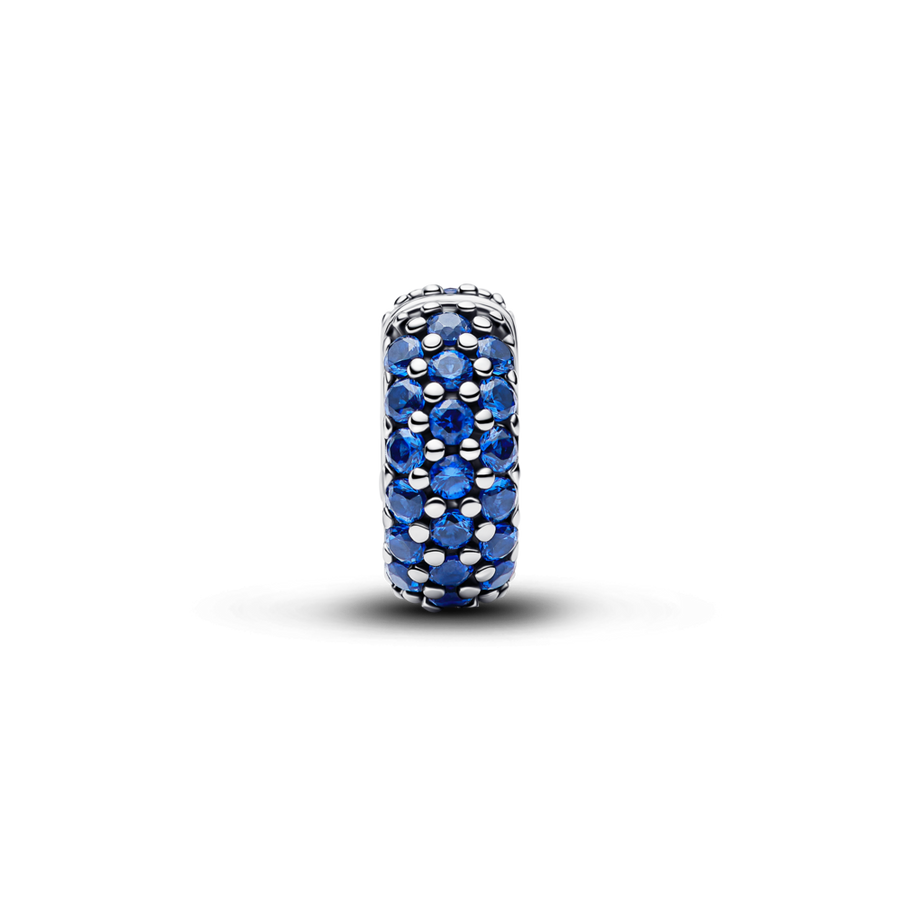 Karaliski zilu akmeņu klipša amulets