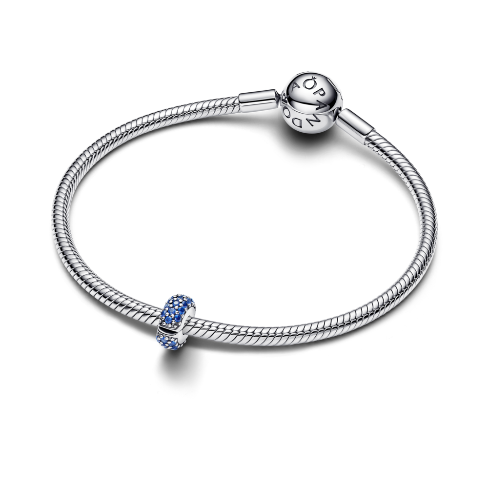 Karaliski zilu akmeņu klipša amulets