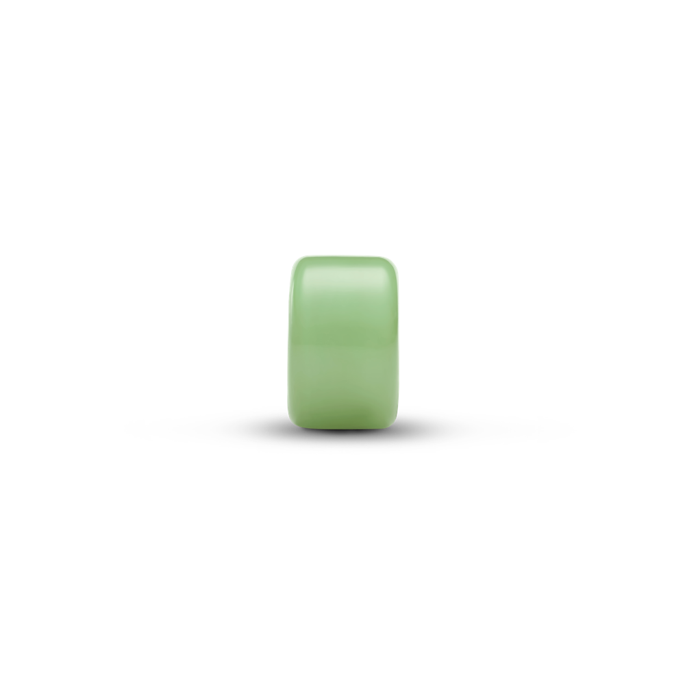 Zaļš Murano stikla mini amulets