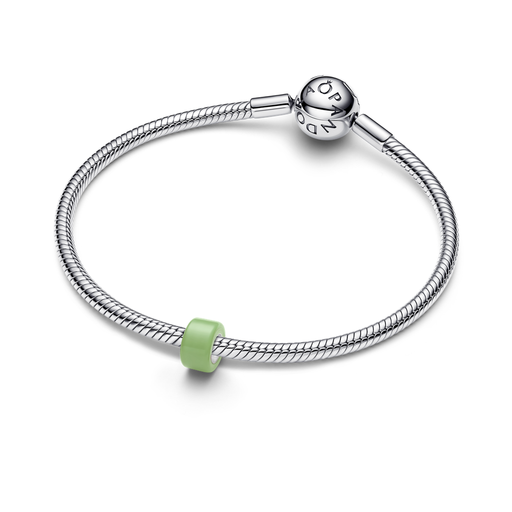 Zaļš Murano stikla mini amulets