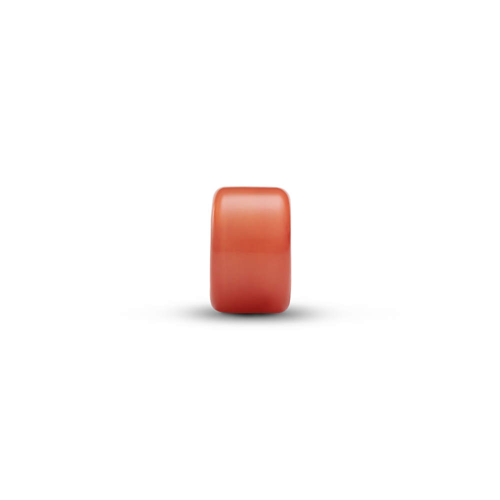 Oranžs Murano stikla mini amulets