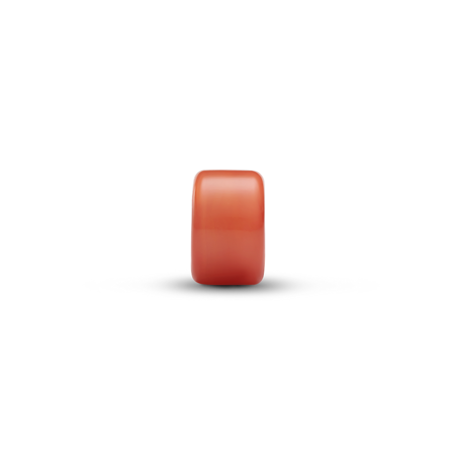 Oranžs Murano stikla mini amulets