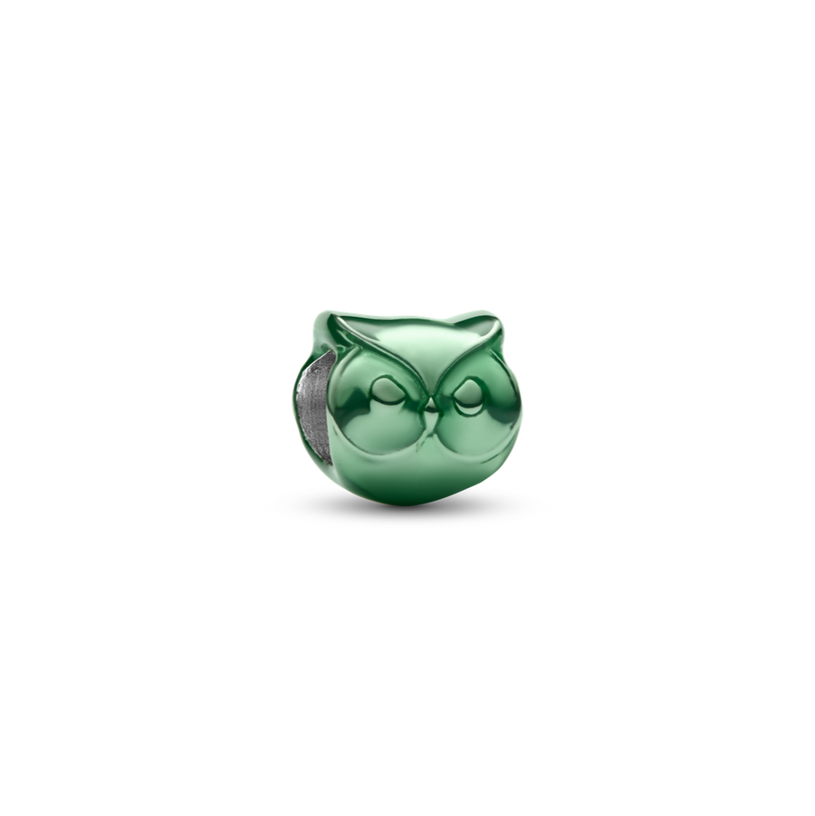 Zaļais pūces mini amulets