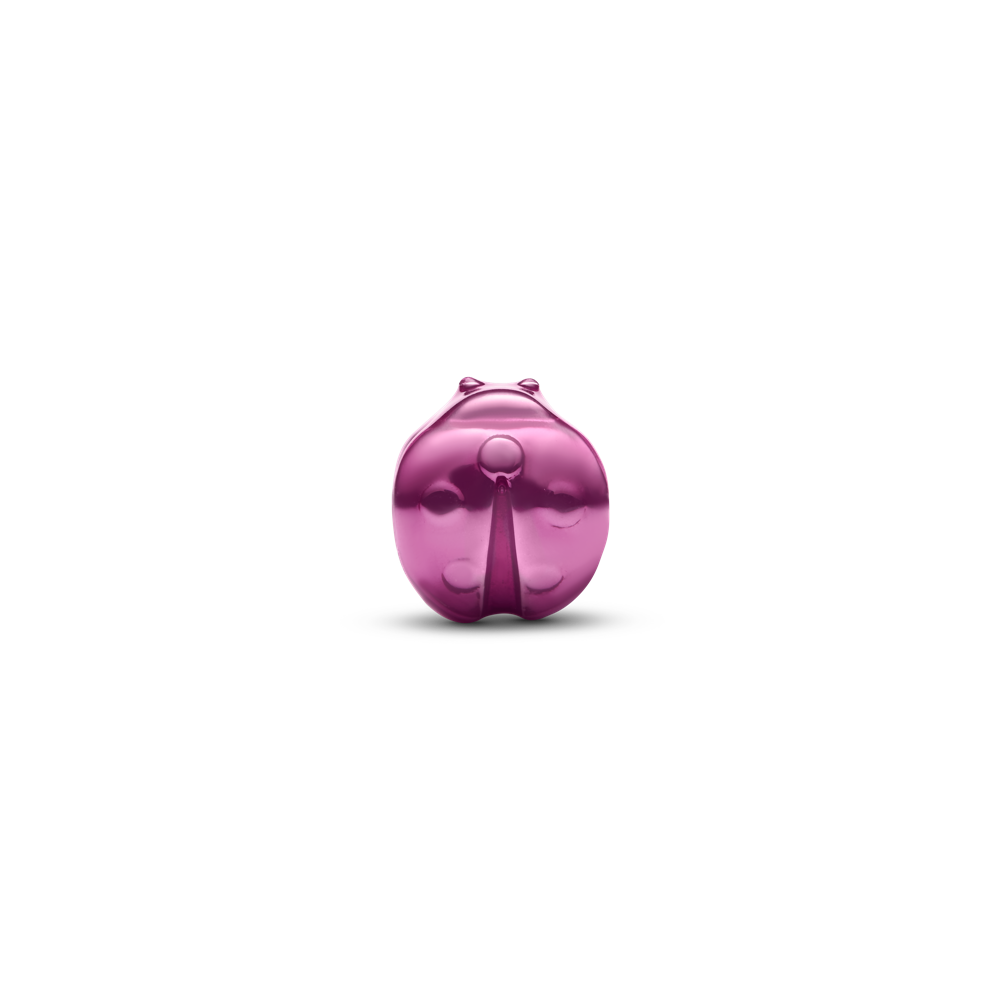 Rozā mārītes mini amulets