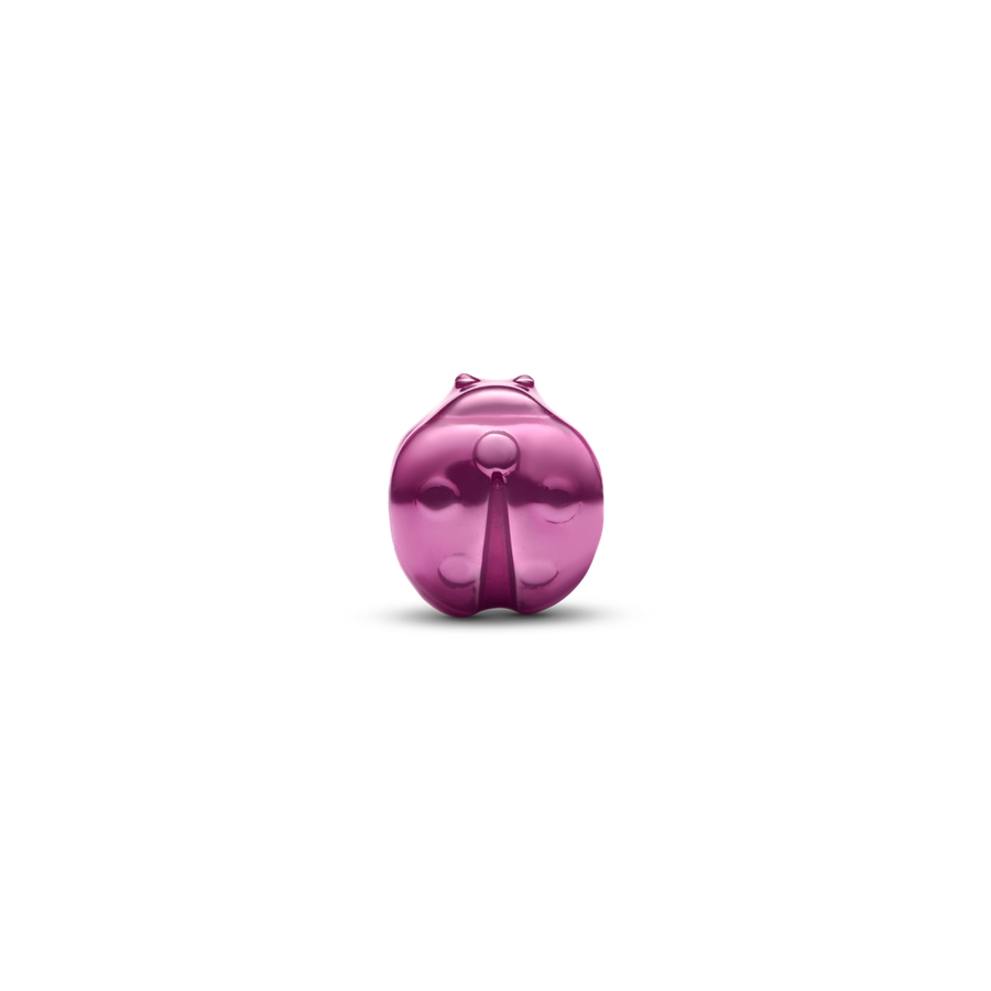 Rozā mārītes mini amulets