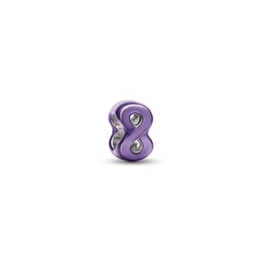 Violets bezgalības mini amulets