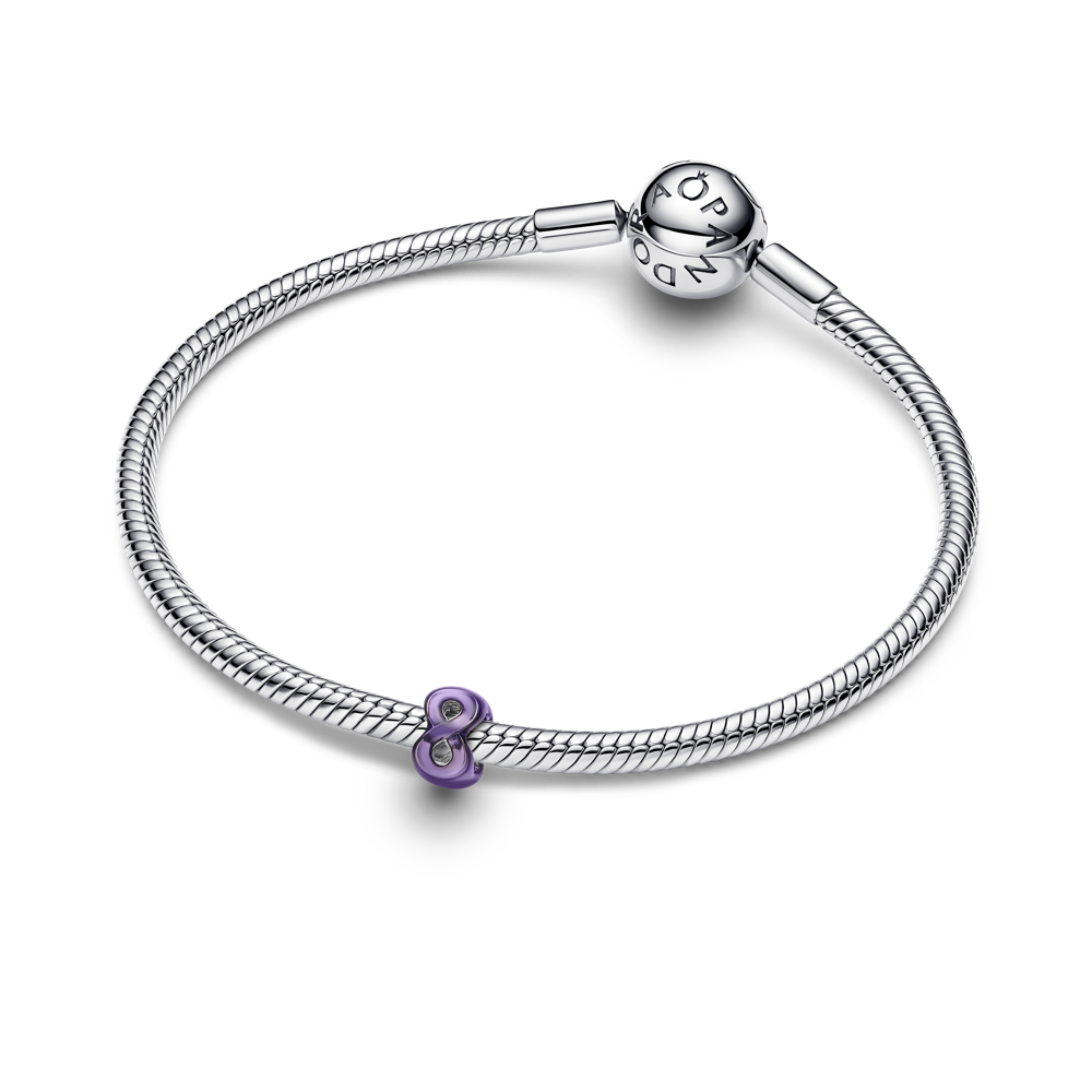 Violets bezgalības mini amulets