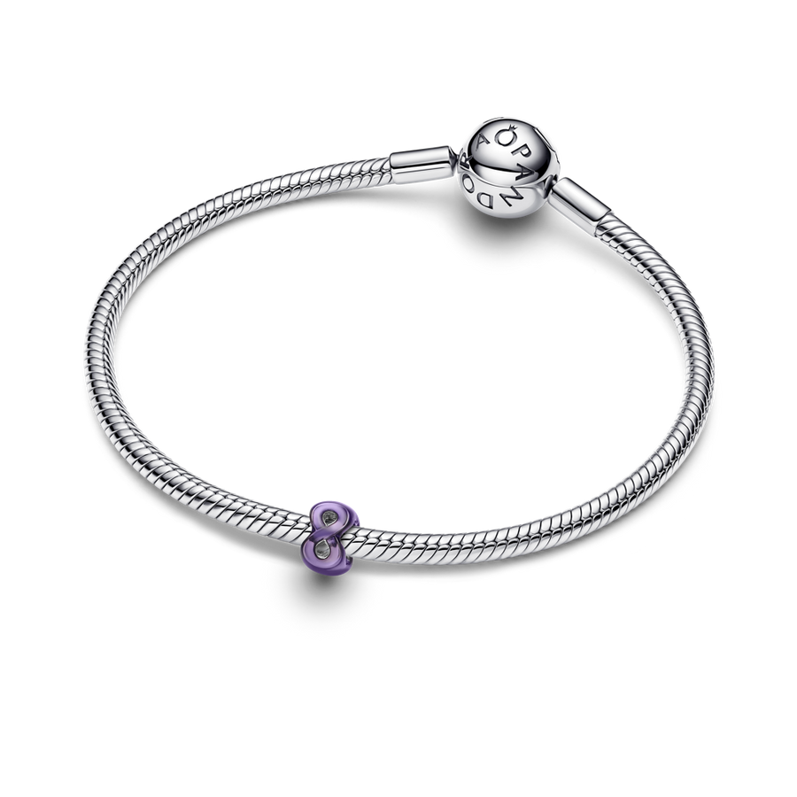 Violets bezgalības mini amulets