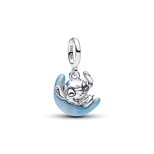 Disney Stiča tumsā spīdošā mēness amulets