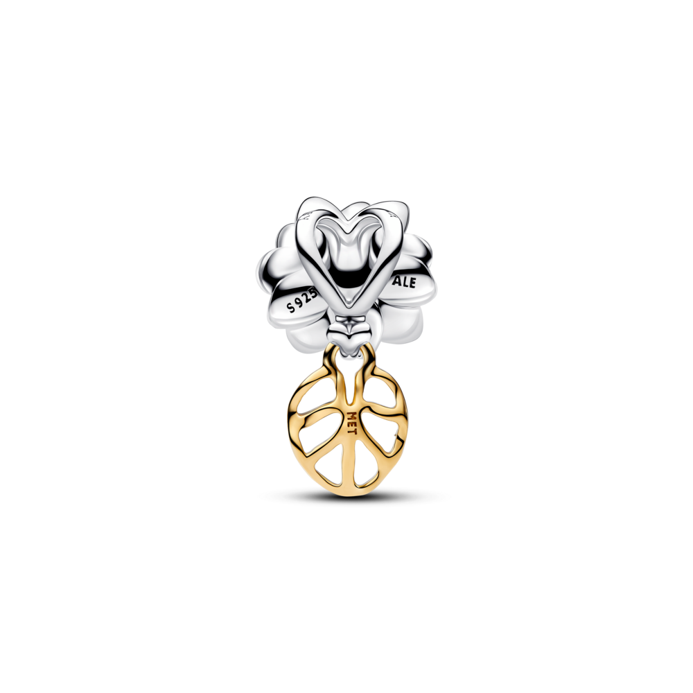 Disney Princeses Tianas lotosa zieda laboratorijā audzēta dimanta amulets