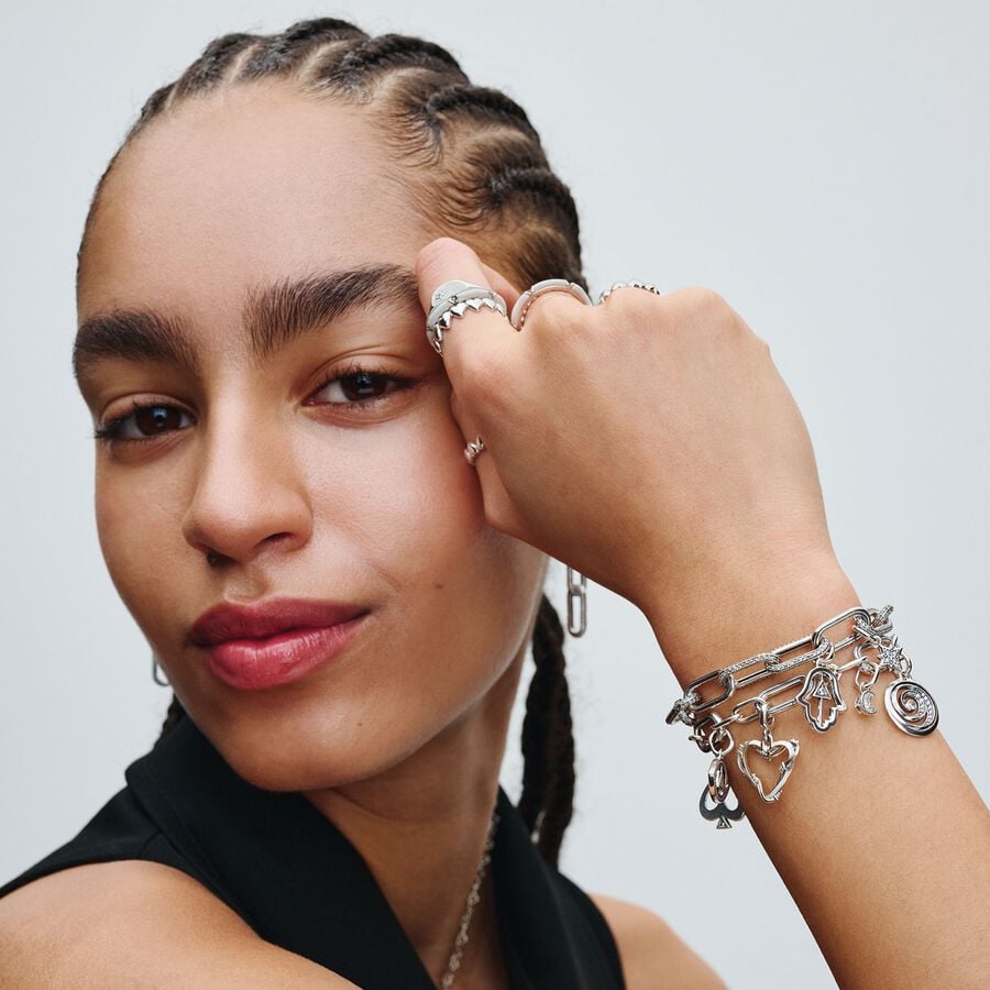 Pandora ME akmeņi & emaljas gredzens