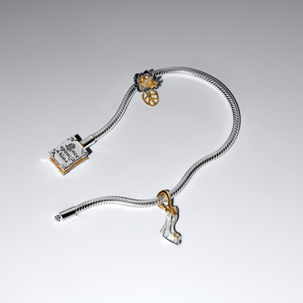 Disney Princeses Tianas lotosa zieda laboratorijā audzēta dimanta amulets