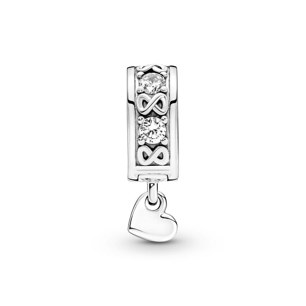 Piespraužamais mūžīgās ģimenes amulets ar pavé rakstu