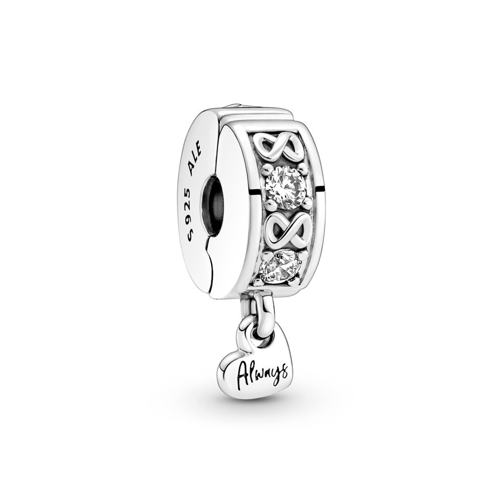 Piespraužamais mūžīgās ģimenes amulets ar pavé rakstu