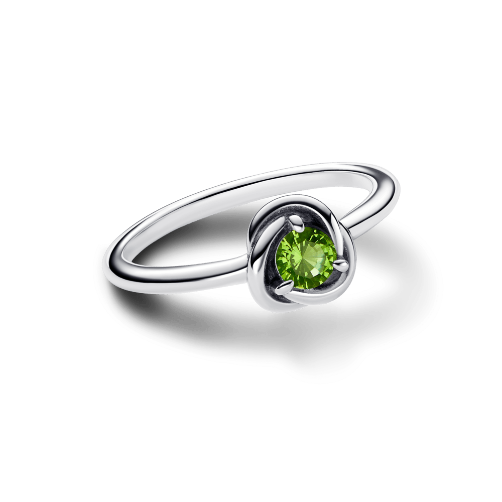 Mūžības apļa gredzens Augusta dzimšanas akmens