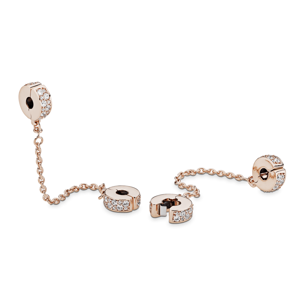 Mirdzošās Elegances Drošības Ķēdīte