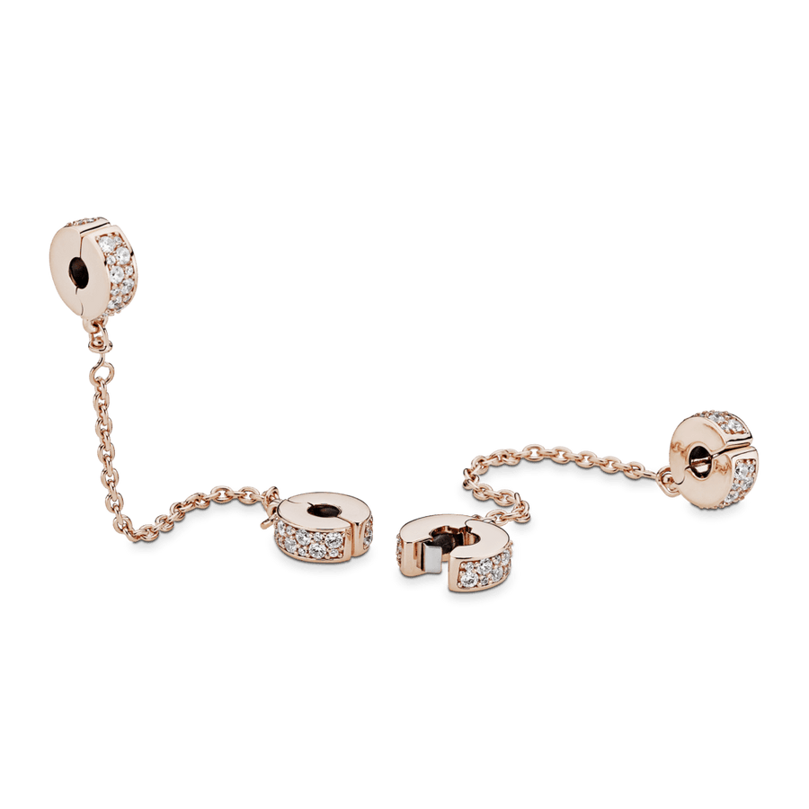 Mirdzošās Elegances Drošības Ķēdīte