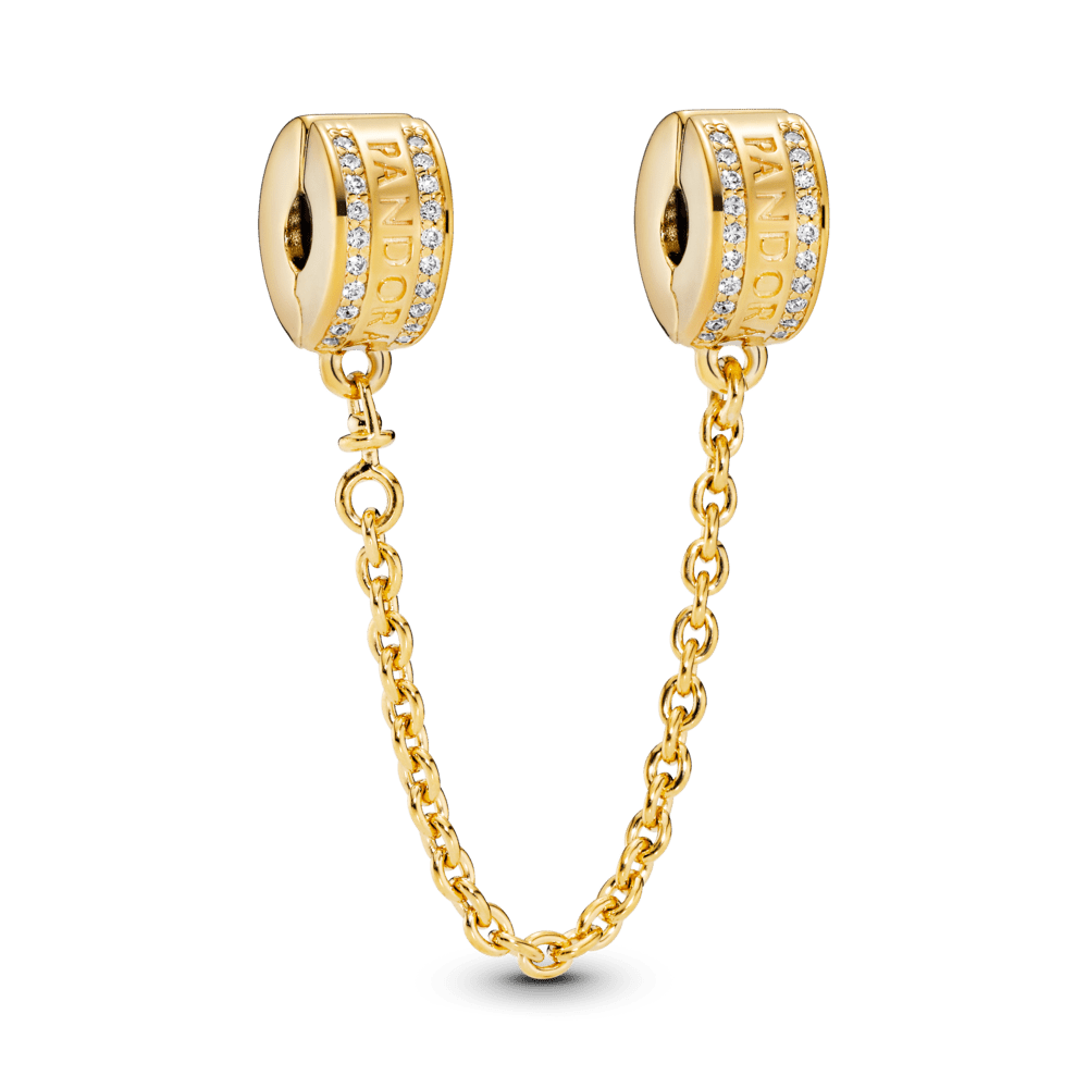 Pandora Logo Drošības Ķēdīte