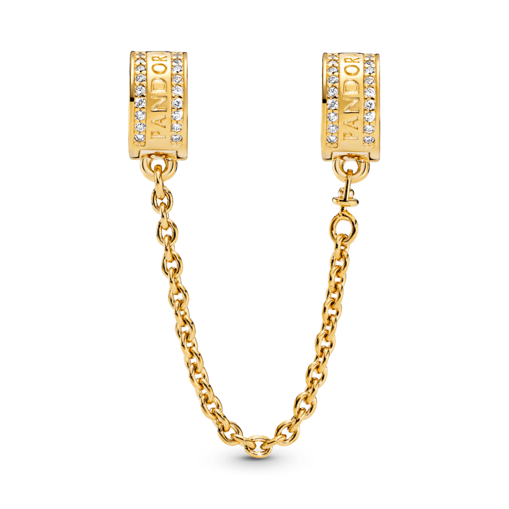 Pandora Logo Drošības Ķēdīte