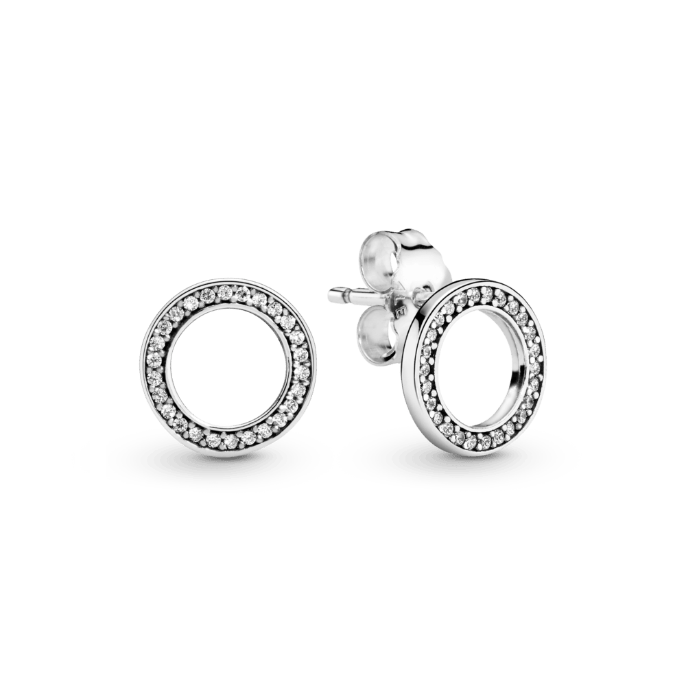 Mirdzoši apļa auskari