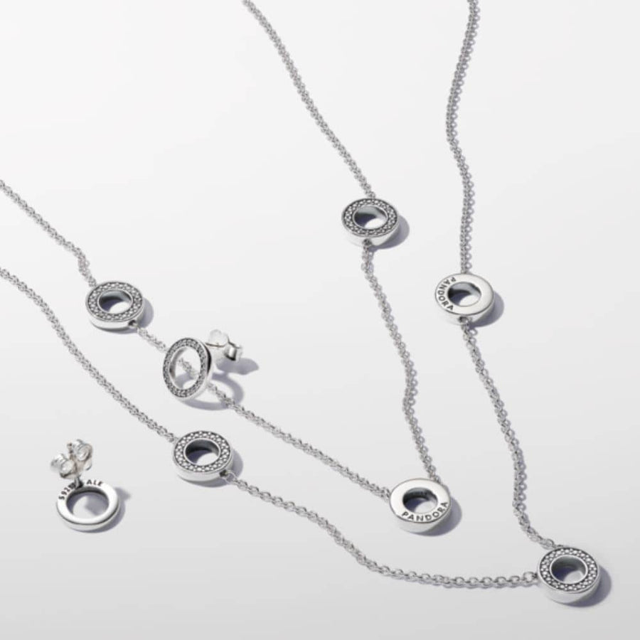 Mirdzoši apļa auskari