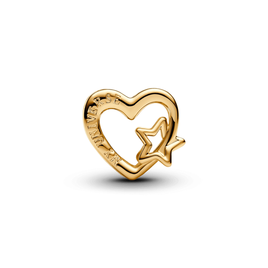 Ažūras amulets Ģimenes Sirds & Zvaigznes