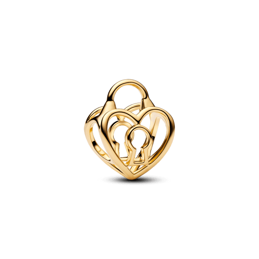 Ažūra sirds formas piekaramais amulets