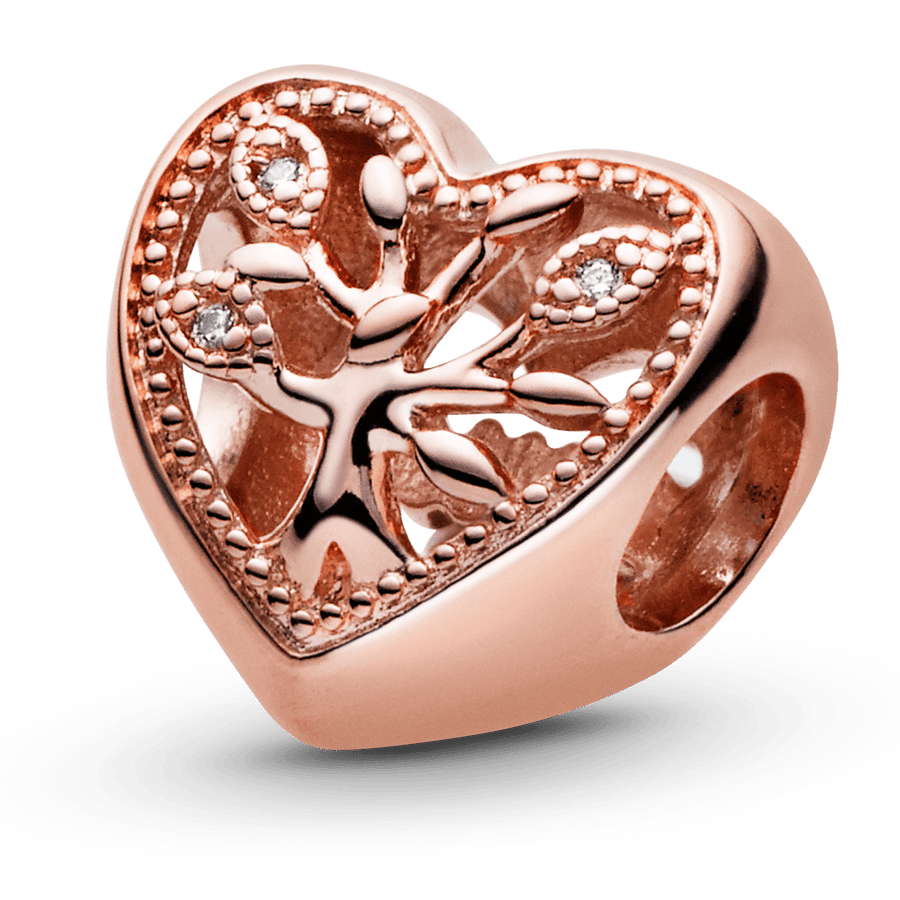 Ažūra rakstā veidots ģimenes koka sirsniņamulets