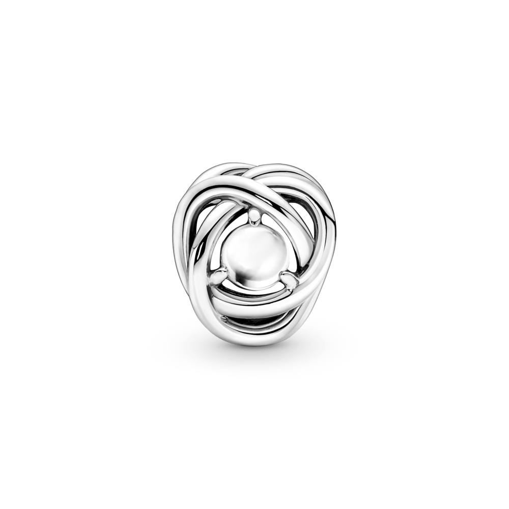 Jūnija mūžības amulets White Mother of Pearl