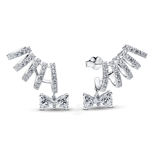 Bridgerton dzirkstošā loka alpīnista auskari