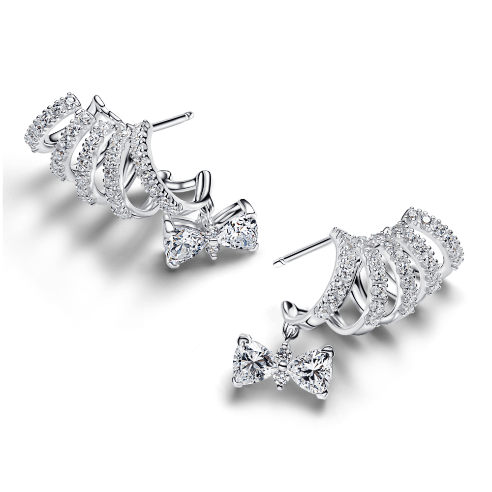 Bridgerton dzirkstošā loka alpīnista auskari