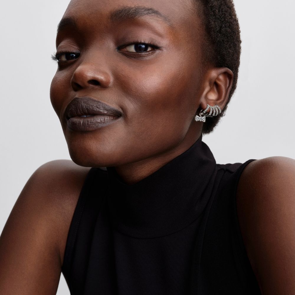 Bridgerton dzirkstošā loka alpīnista auskari