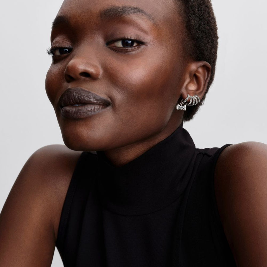 Bridgerton dzirkstošā loka alpīnista auskari