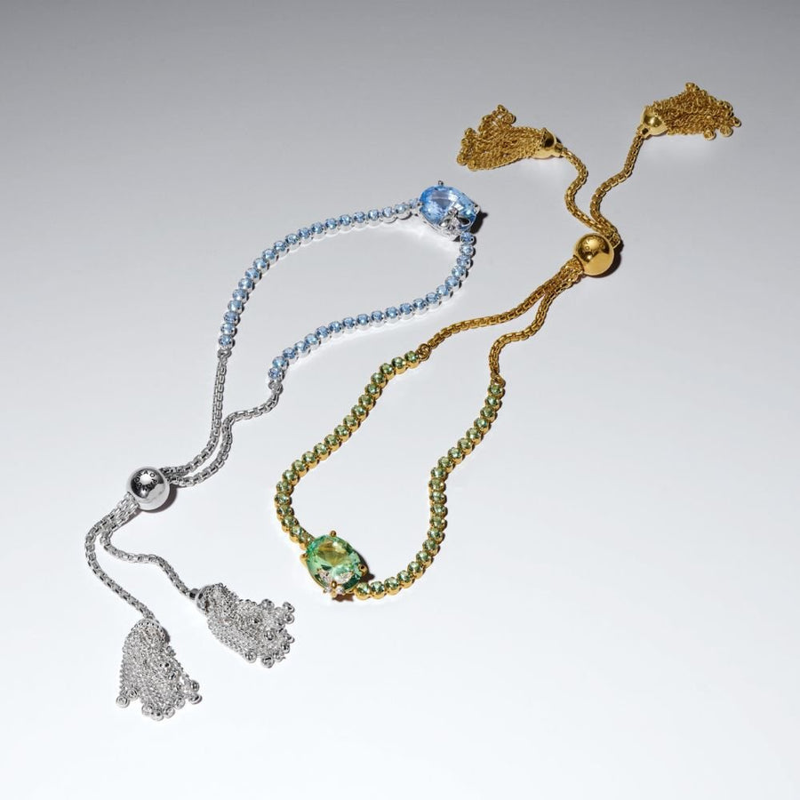 Bridgerton tauriņa slīdņa tenisa aproce