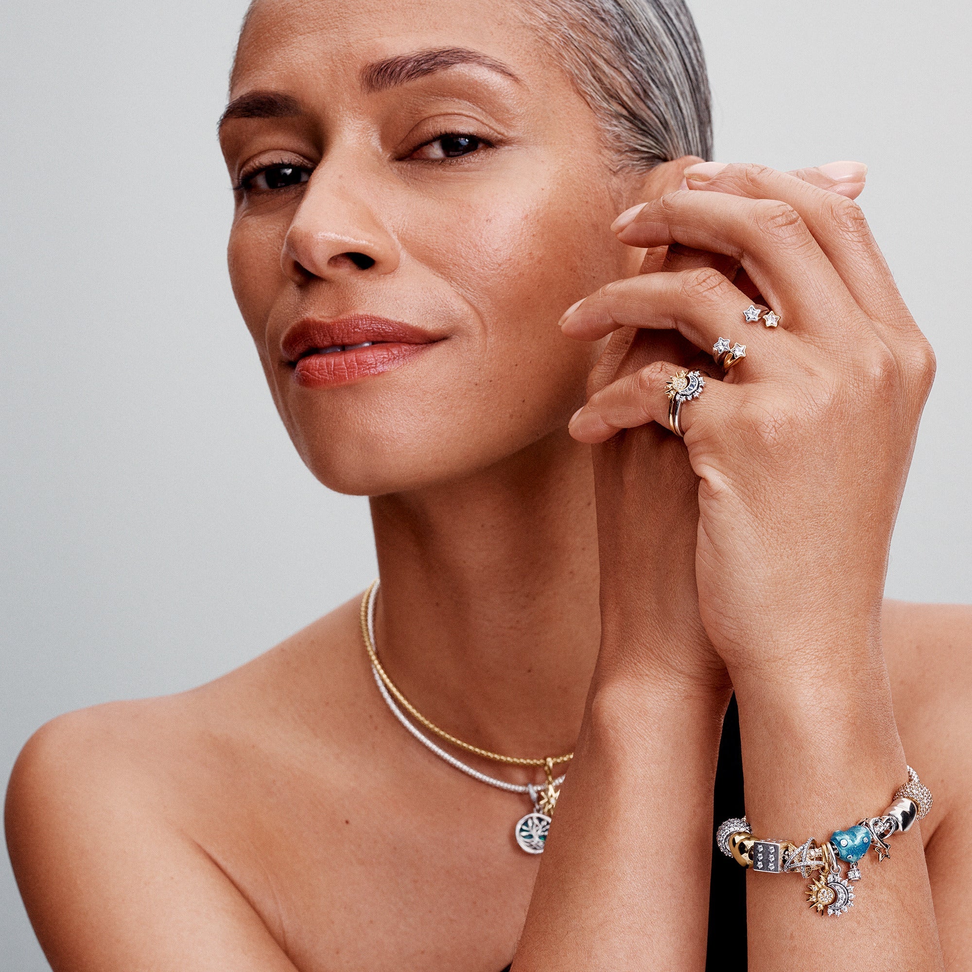 Sadalāms saules un mēness amulets