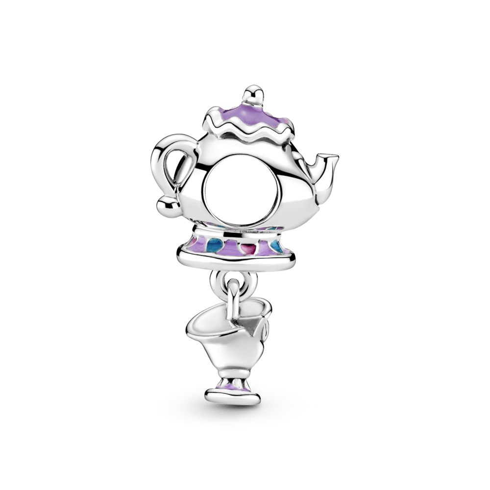 Piekarināmais Briesmoņa un Skaistules Tējkannas kundzes un Tasītes amulets